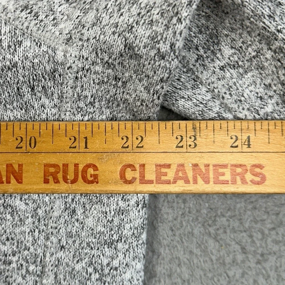Miami RedHawks Antigua Sweater Mens Medium Grey Salt Pepper Fleece Quarter Zip